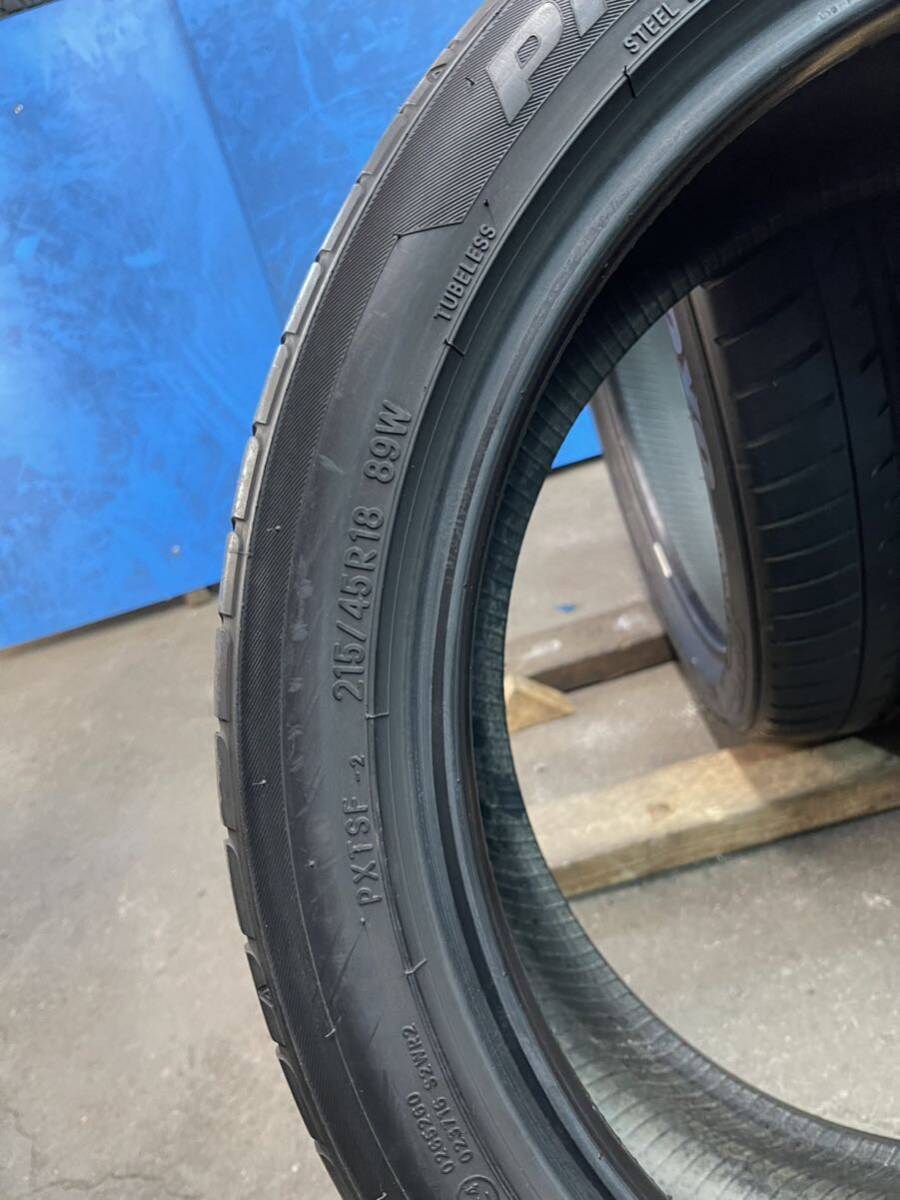 215/45R18 TOYO PROSEX T1 sport 2本セットになります。_画像7