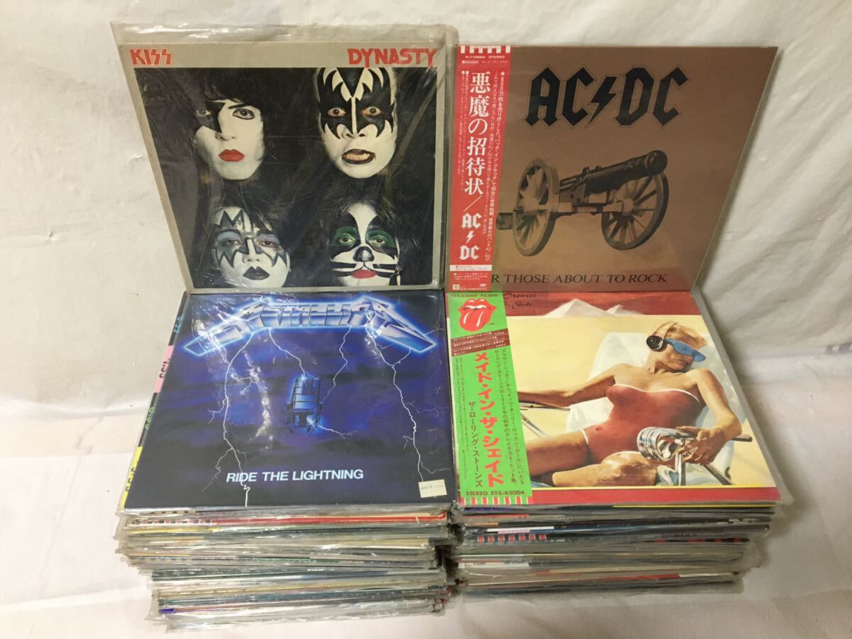 〇T447〇LP レコード ROCK ロック 99枚まとめ US盤含 KISS/AC DC/METALICA/ROLLING STONES/BEATLES/DEEP PURPLE/LED ZEPPELIN/DAVID BOWIEの画像1