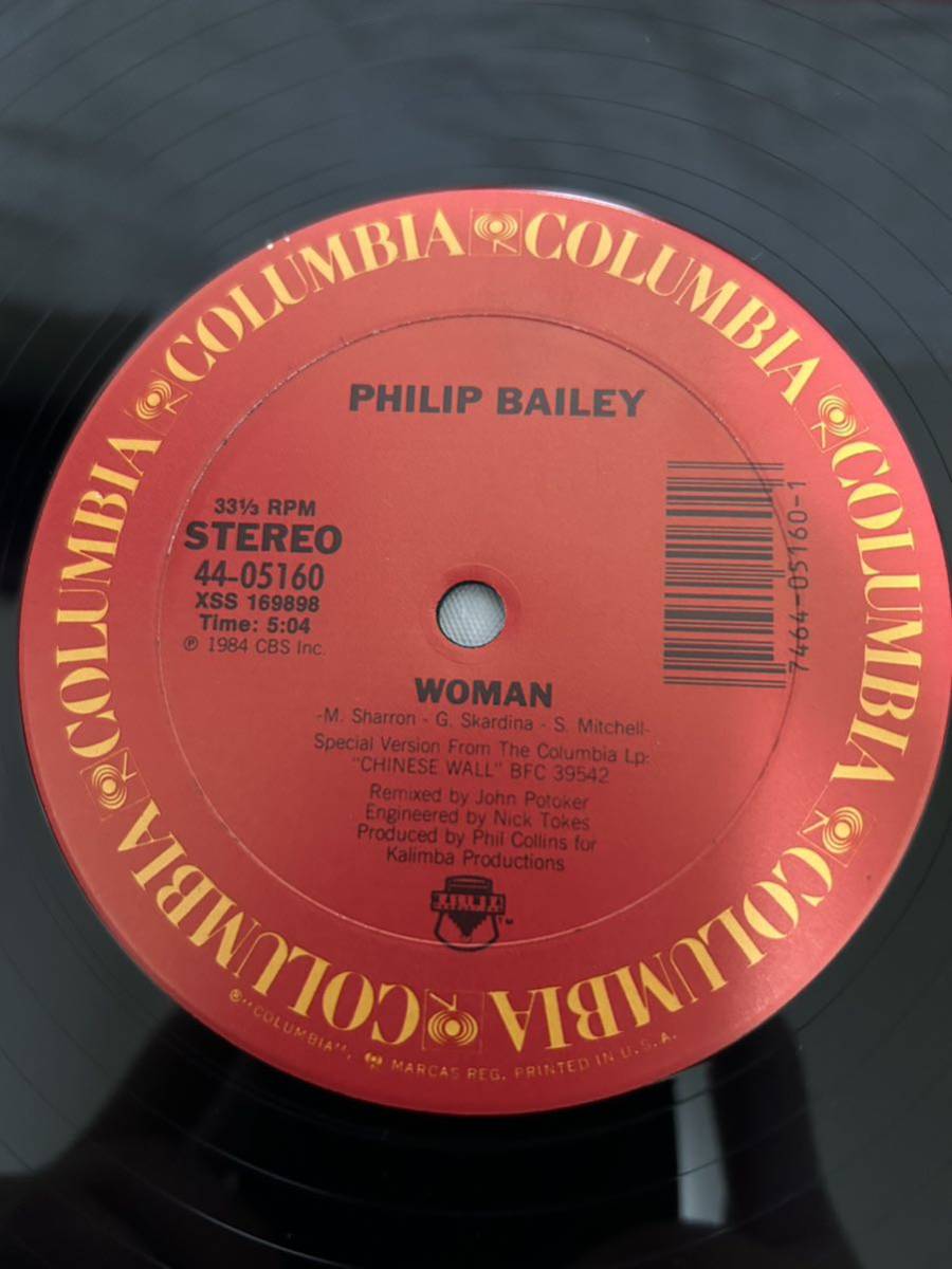 ◎T034◎LP レコード フィリップ・ベイリー Philip Bailey US盤 2枚まとめて/Easy Lover/Chinese Wall_画像6