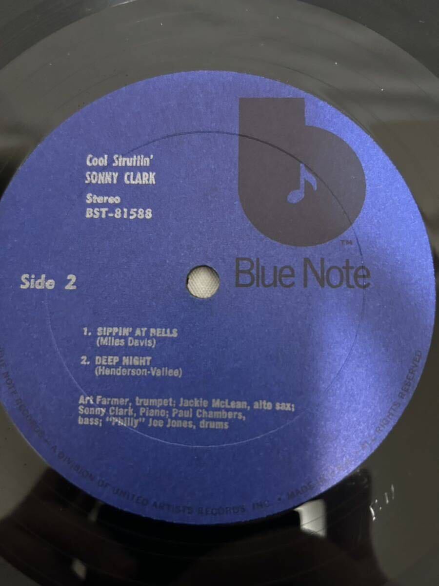 ◎T439◎LP レコード Sonny Clark ソニー・クラーク/Cool Struttin クール・ストラッティン/BST-81588/US盤 青ベタ_画像6
