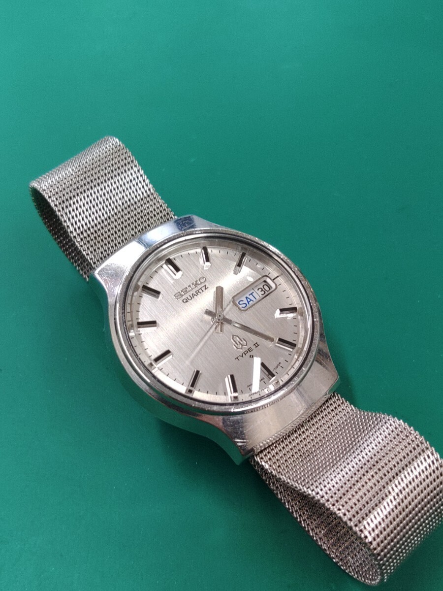 オーバーホール済み・電池交換済み・ガラス新品交換済み！ 1979年 SEIKO QUARTZ TYPEⅡ 7546-7090 セイコー タイプ2 ヴィンテージクォーツの画像1