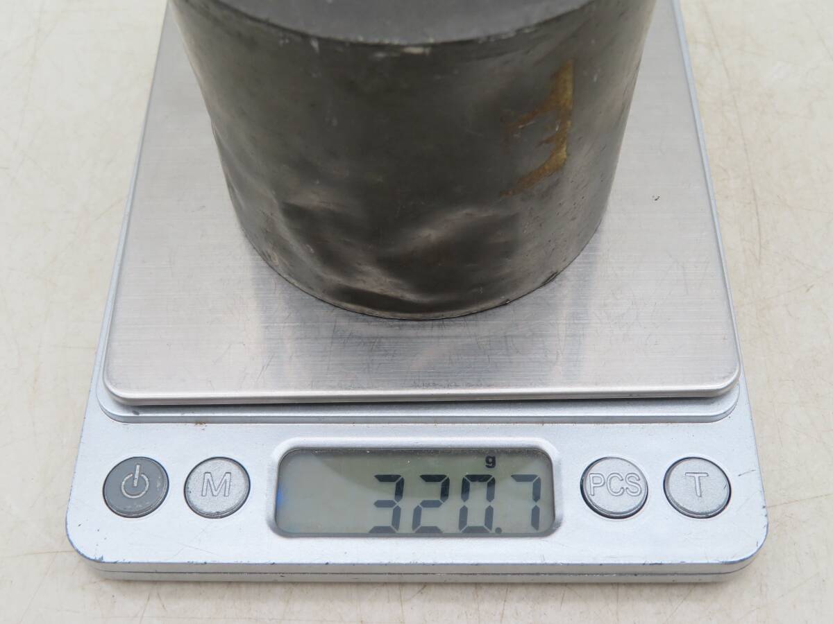 K5910 錫製 茶心壺 茶壺 茶入れ 約320.7g 在銘 金属工芸 錫器 茶道具 時代物 古美術 YO03_画像10