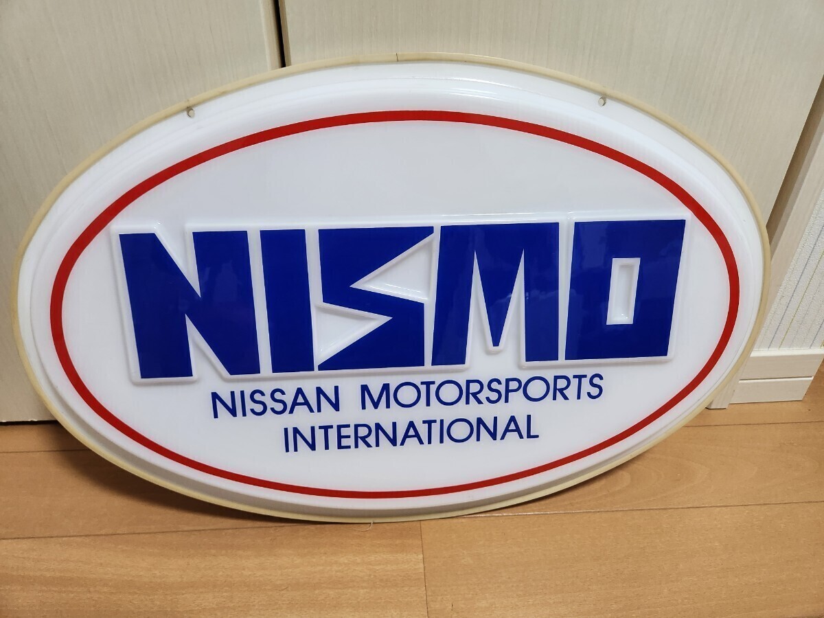 ニスモ 旧ロゴ 看板パネル 当時物 (検 NISMO 大森ファクトリー_画像2