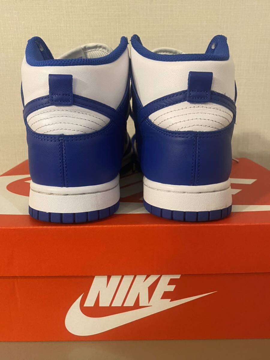 NIKE DUNK HI RETRO WHITE/GAME ROYAL-TOTAL ORANGEの画像4