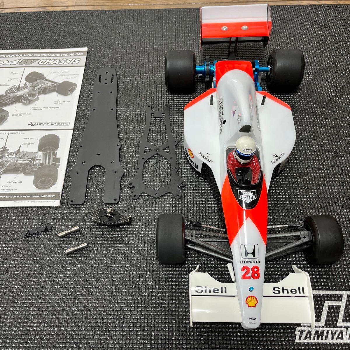 タミヤ F104W シャーシ_画像8