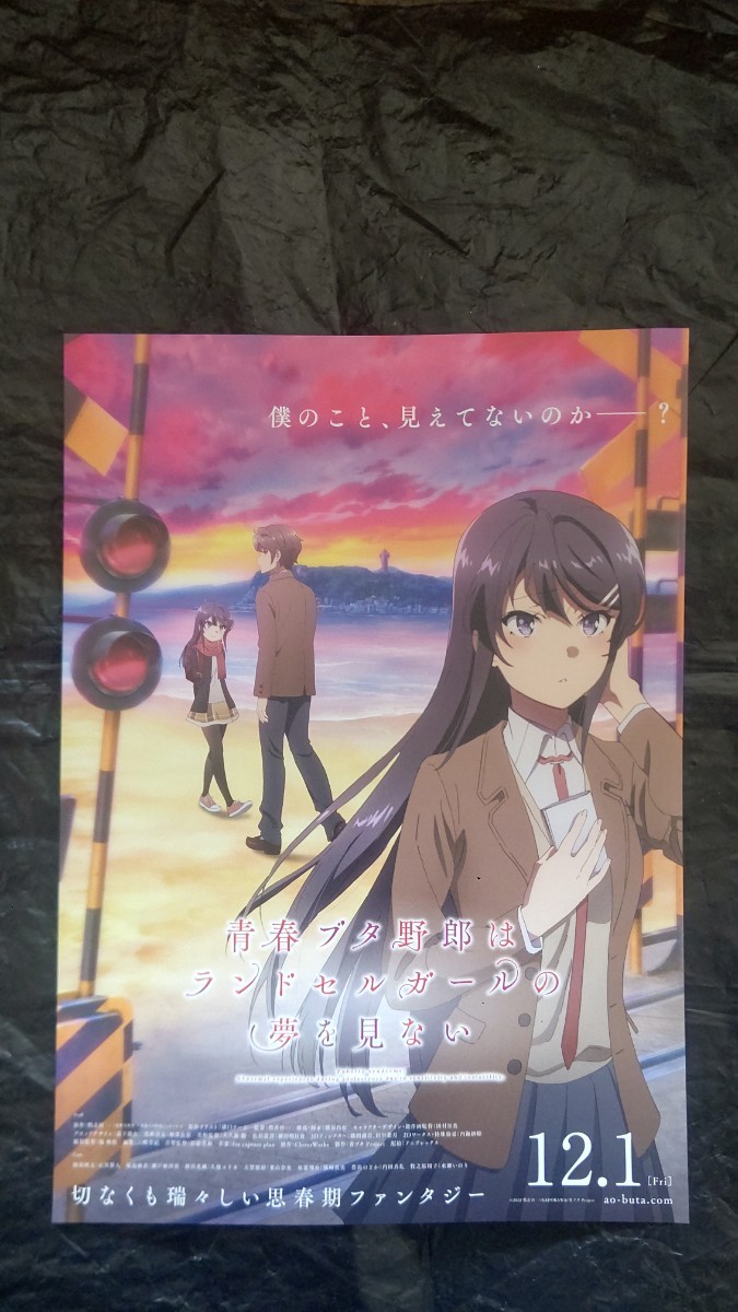 青春ブタ野郎シリーズ劇場版3作品チラシ3枚セット_画像6