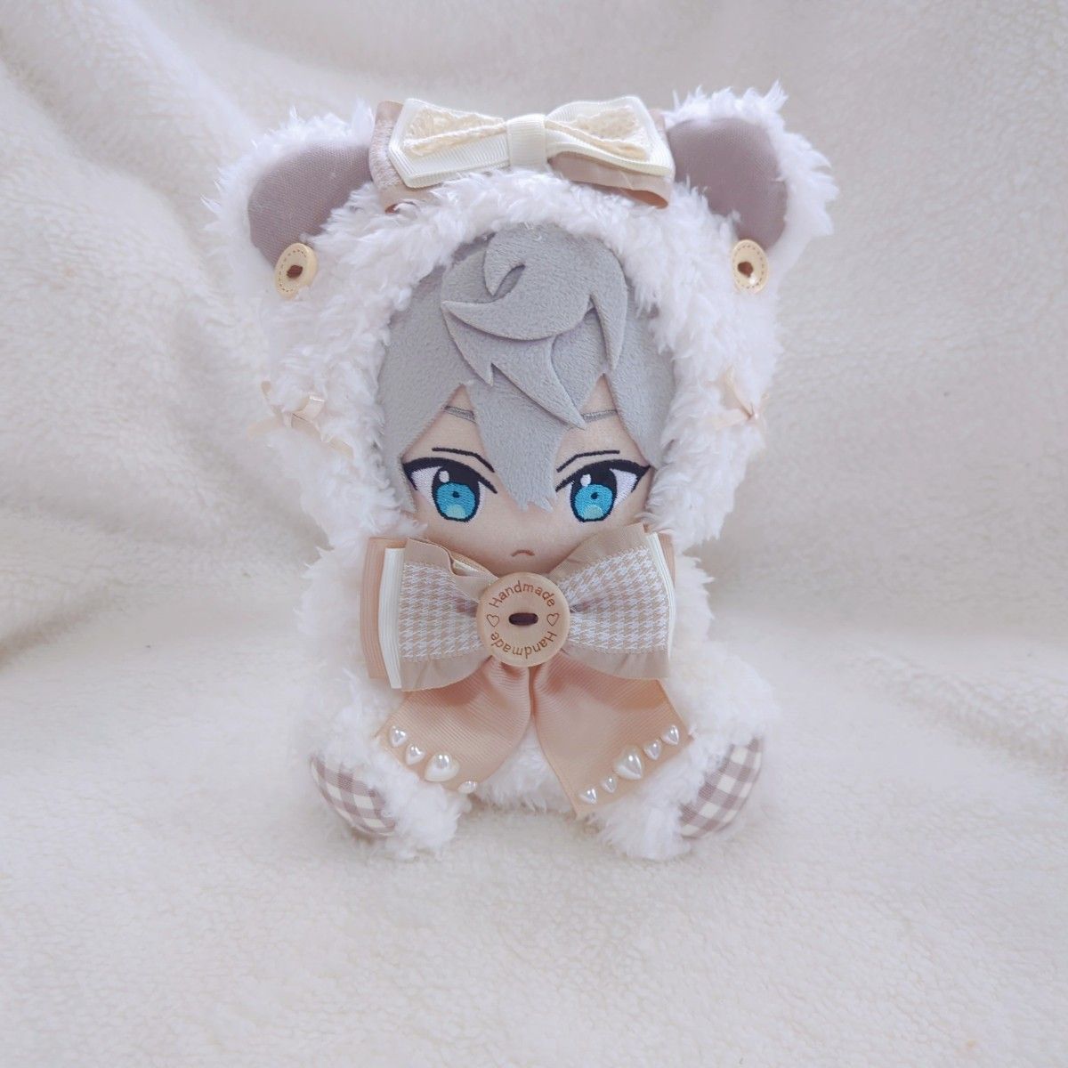 ぬい服 おすわり あんスタ 16cm ホワイト×ピンク|Yahoo!フリマ ぬい服 おすわり あんスタ 16cm ホワイト×ピンク|Yahoo!フリマ