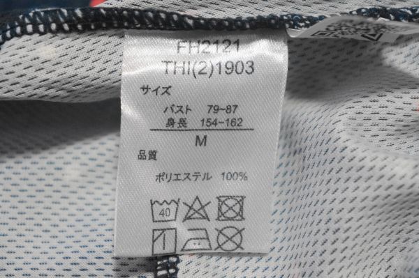 335-8-9 フィラ◆Mサイズ☆ドット＆ロゴ柄 白襟 ポケット付きワンピース ゴルフ スポーツ◆ 送料185円♪_画像7