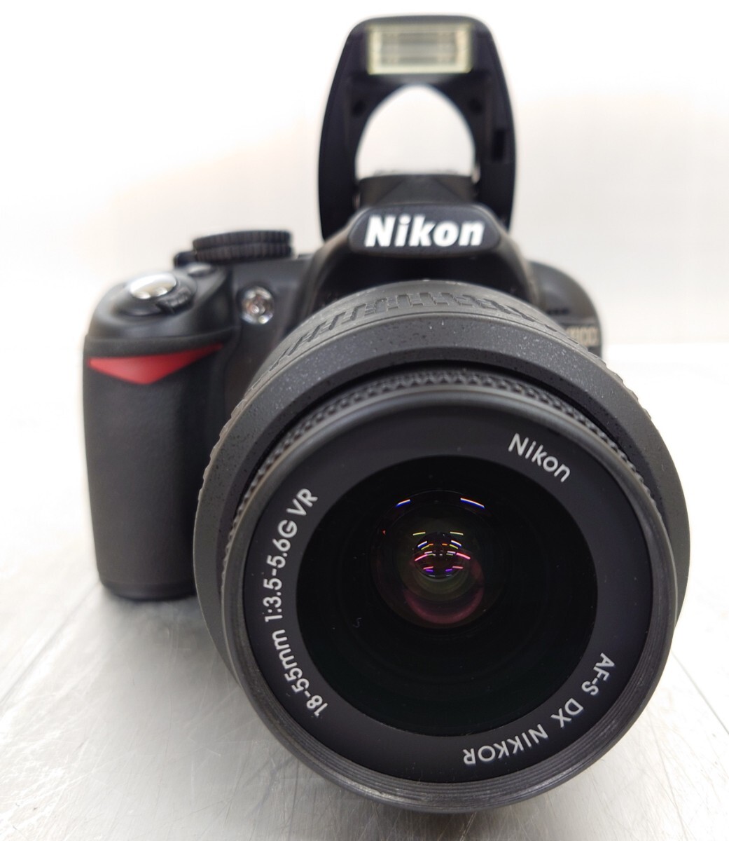 NIKON デジタル一眼レフ D3100 AF-S DX NIKKOR 18-55mm f/1:3.5-5.6G VR 動作確認済み バッテリー社外品_画像2