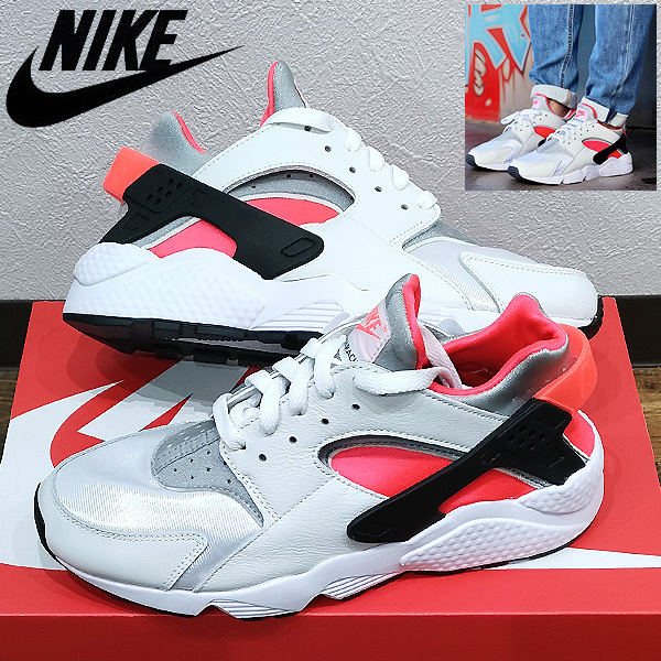 送料無料▼新品 US8.5/26.5cm NIKE AIR HUARACHE ナイキ エア ハラチ スニーカー インフラレッド■箱有り メンズ シューズ DX4259-100_画像1