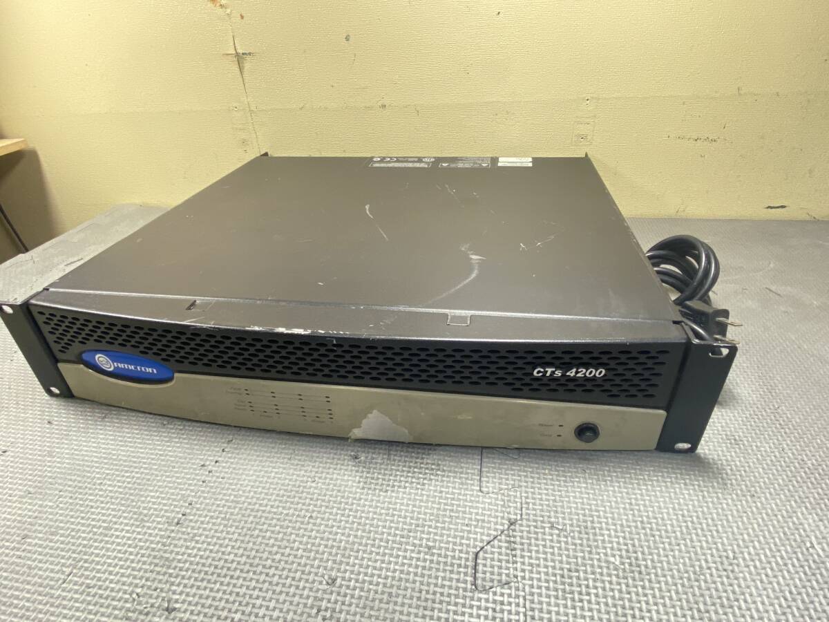 アンプ AMCRON CTS4200 Yahoo!オークション - 316 Amcron パワーアンプ CTs4200