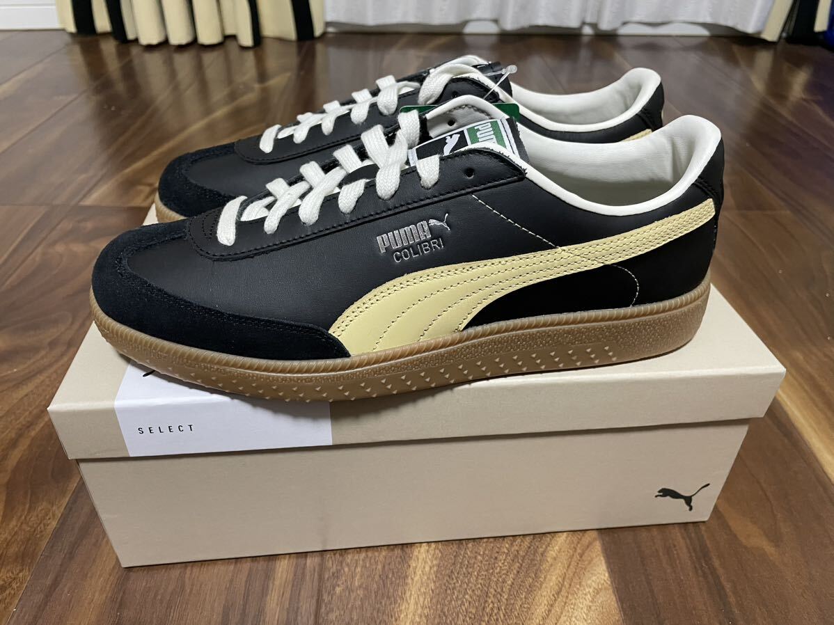 プーマ PUMA コリブリ 新品未使用 27 黒×クリーム プーマ PUMA コリブリ 新品未使用 27 黒×クリーム