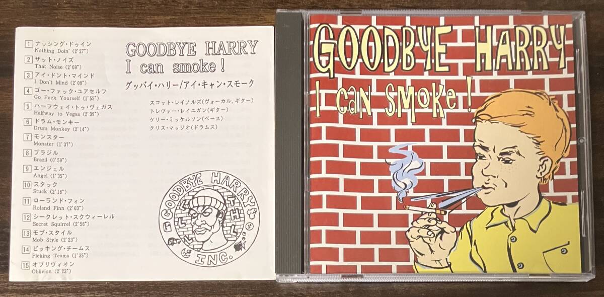 ◎ CDアルバム　GOODBYE　HARRY　I CAN　SMOKE!　解説つき　グッドバイ・ハリー　ALL DECENDENTS　スコット・レイノルズ　送料230円追跡有_画像1