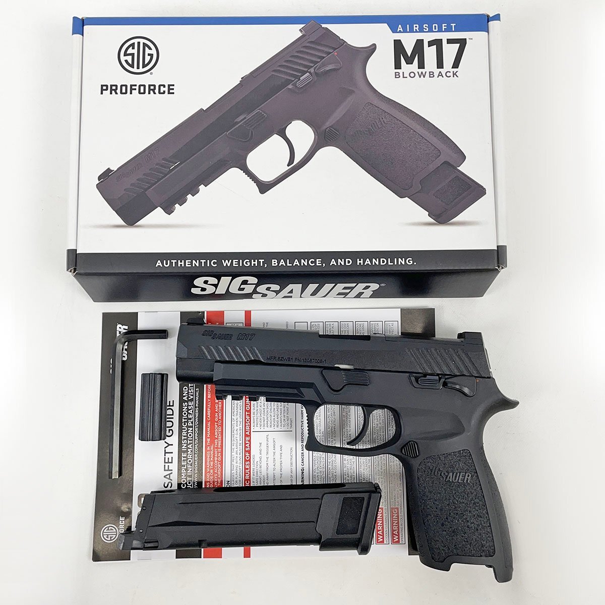 美品 SIG SAUER シグザウエル SIG シグ CO2ガン M17 ガスガン/ガスブローバック 動作確認済み [C5425]