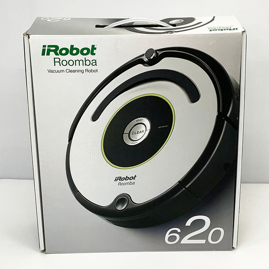iRobot Roomba アイロボット ルンバ 620 ロボット掃除機 ホームベース・電源コード・箱・取説付き [M11418]_画像1
