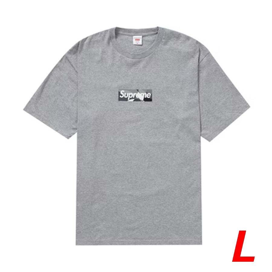 ★新品★Supreme Emilio Pucci Box Logo Tee Heather Grey/Black L シュプリーム×エミリオプッチ_画像1