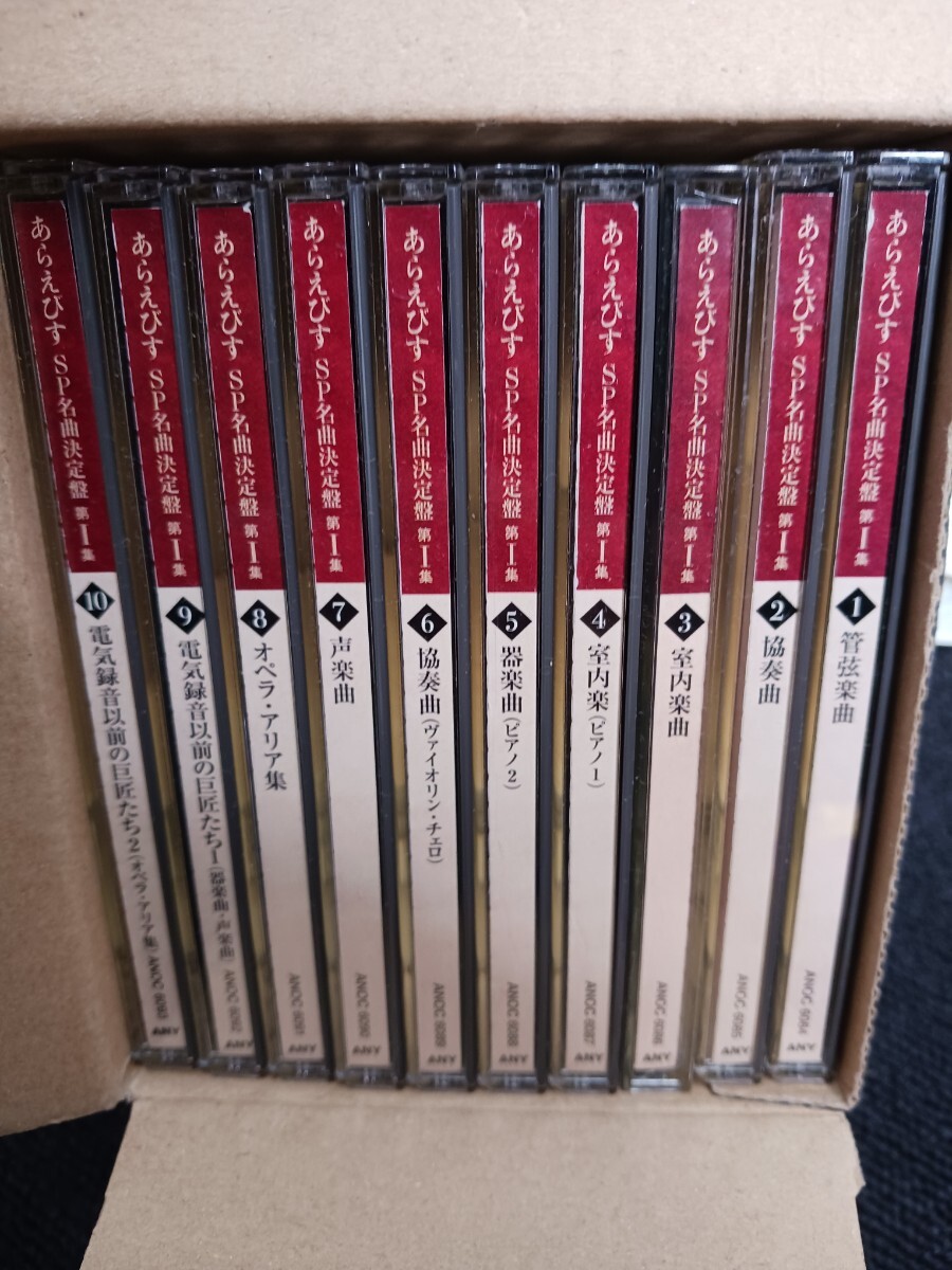 あらえびす ＳＰ名曲決定盤（１０枚組） CDの画像2