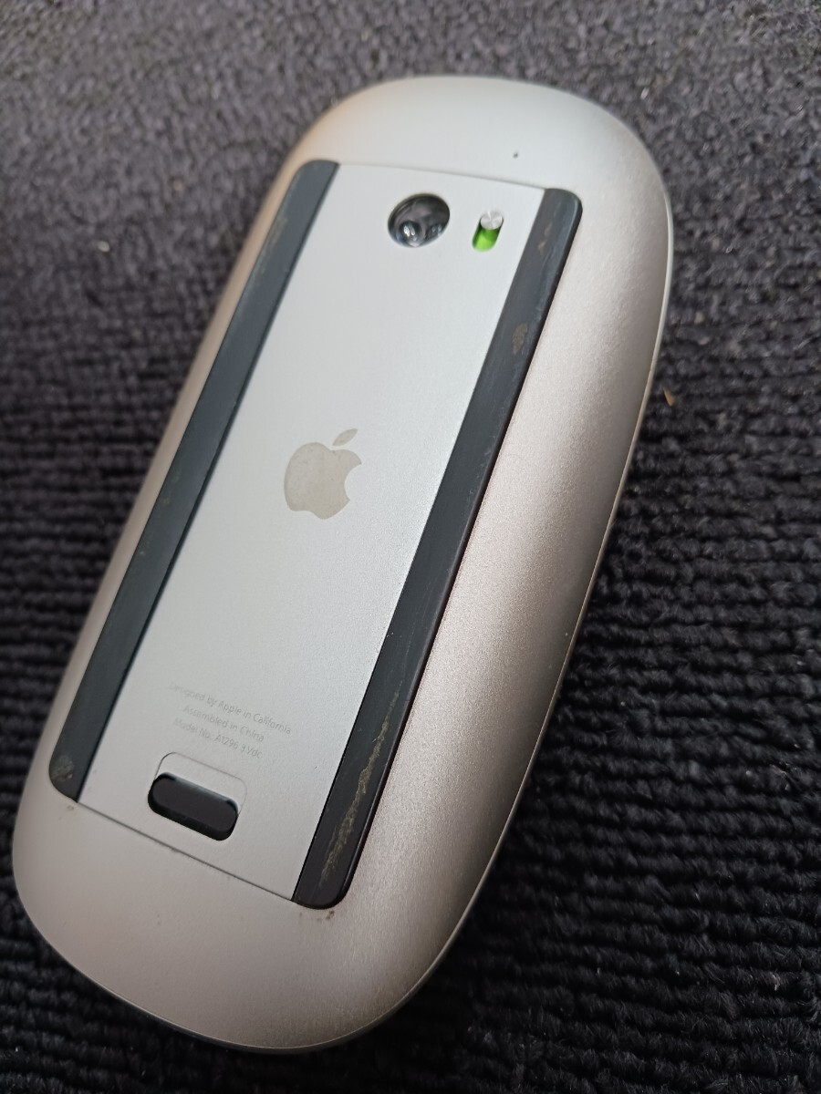 Apple アップル ワイヤレス Mouse　マウス　a1296 マジックマウス Magic Bluetooth ワイヤレスマウス　純正　①_画像2