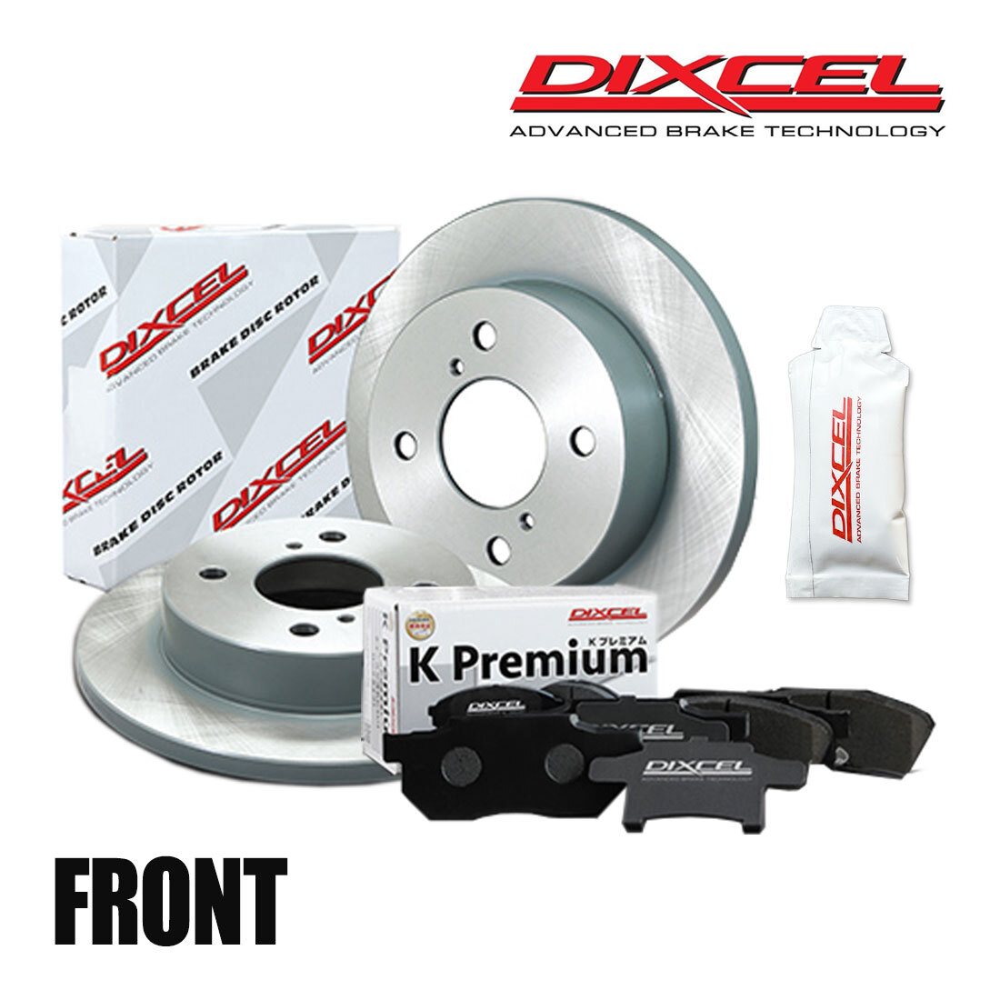 DIXCEL ディクセル KSタイプ ブレーキパッド ブレーキローター セット 軽自動車 サンバー/ディアス TW1/TW2 KS61220-7035