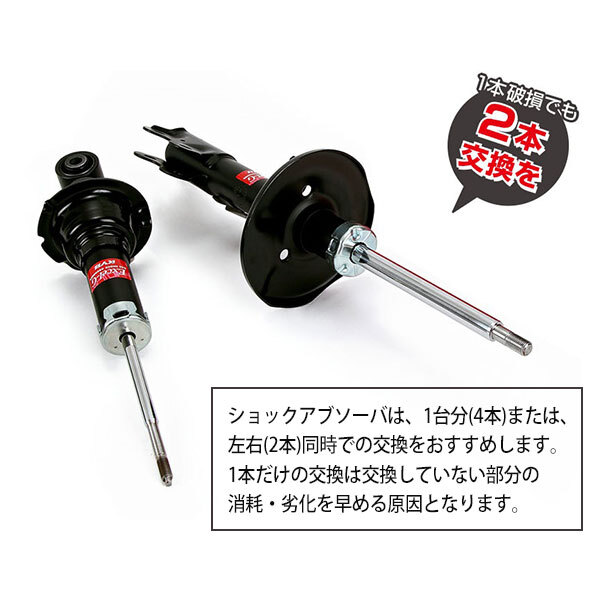 KYB カヤバ 補修用 ショックアブソーバー リア左右2本セット ラパン HE21S 品番KSF1042/KSF1042 個人宅発送可_画像3