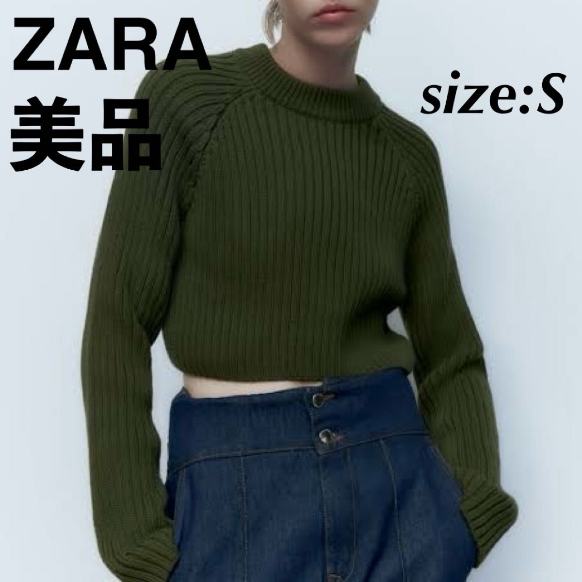 ZARA ザラ ショート丈ニット セーター ニットセーター ZARA ザラ ショート丈ニット セーター ニットセーター