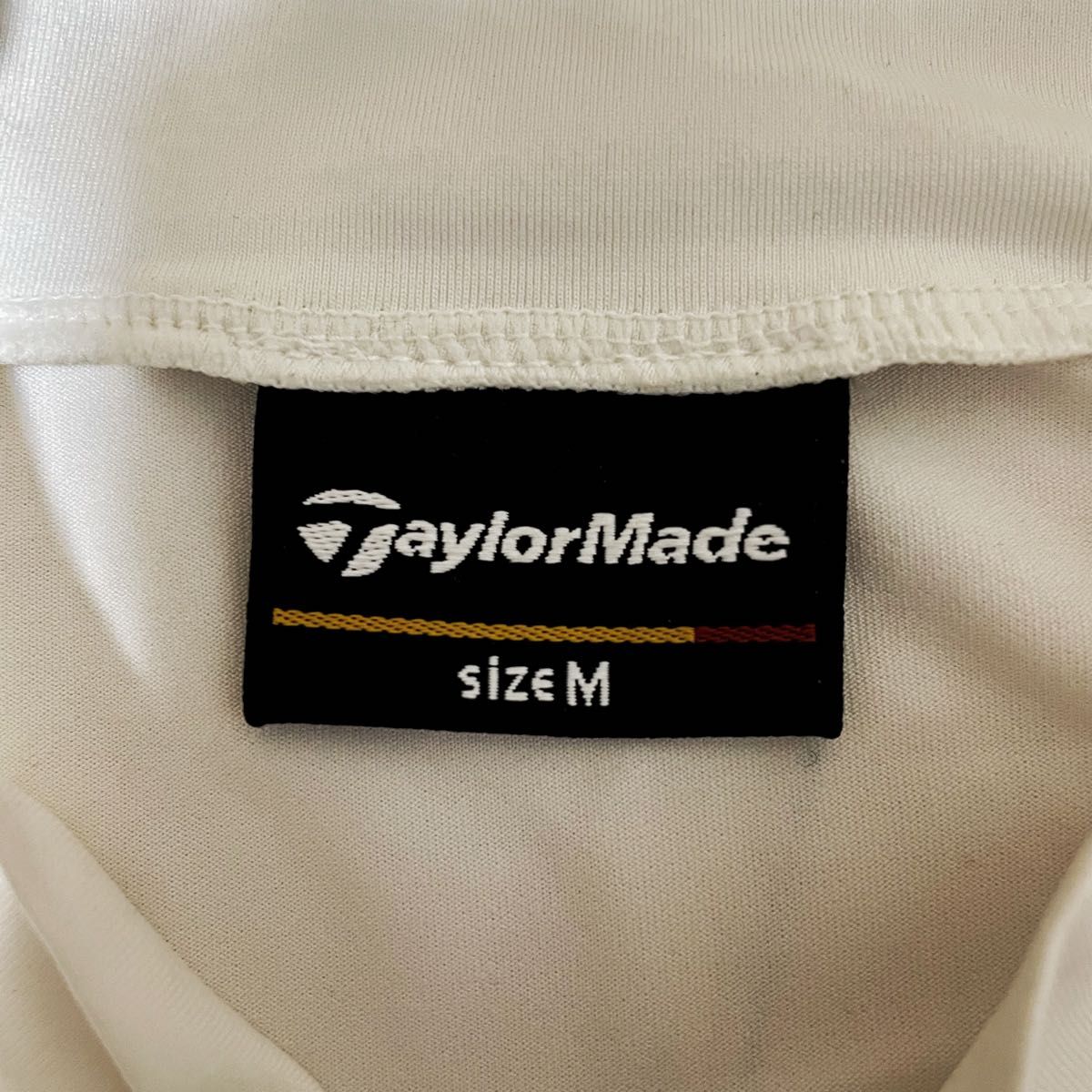 TaylorMade テーラーメイド モックネックシャツ アンダーシャツ 白 ハイネック 長袖