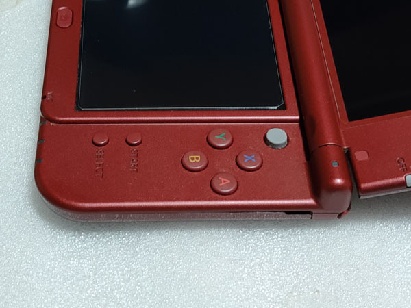 * rare NEW Nintendo 3DS LL metallic red top and bottom both screen IPS body only beautiful goods NINTENDO red NEW Nintendo 3DS IPS*