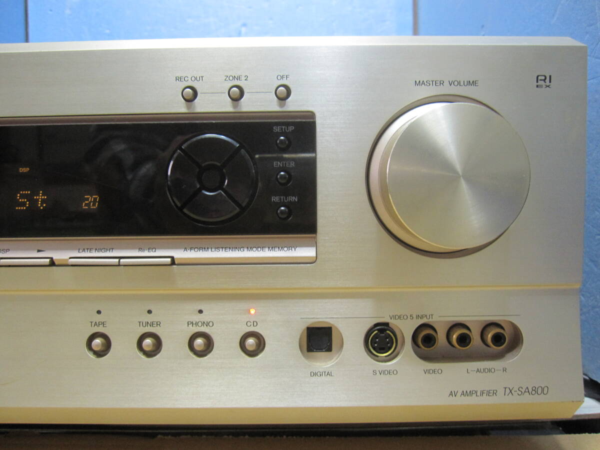 ONKYO AV AMPLIFIER TX-SA800 本体のみ 現状渡中古品 管HJ528_画像3