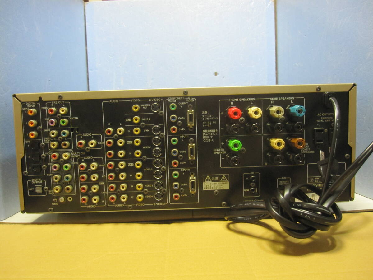 ONKYO AV AMPLIFIER TX-SA800 本体のみ 現状渡中古品 管HJ528_画像5