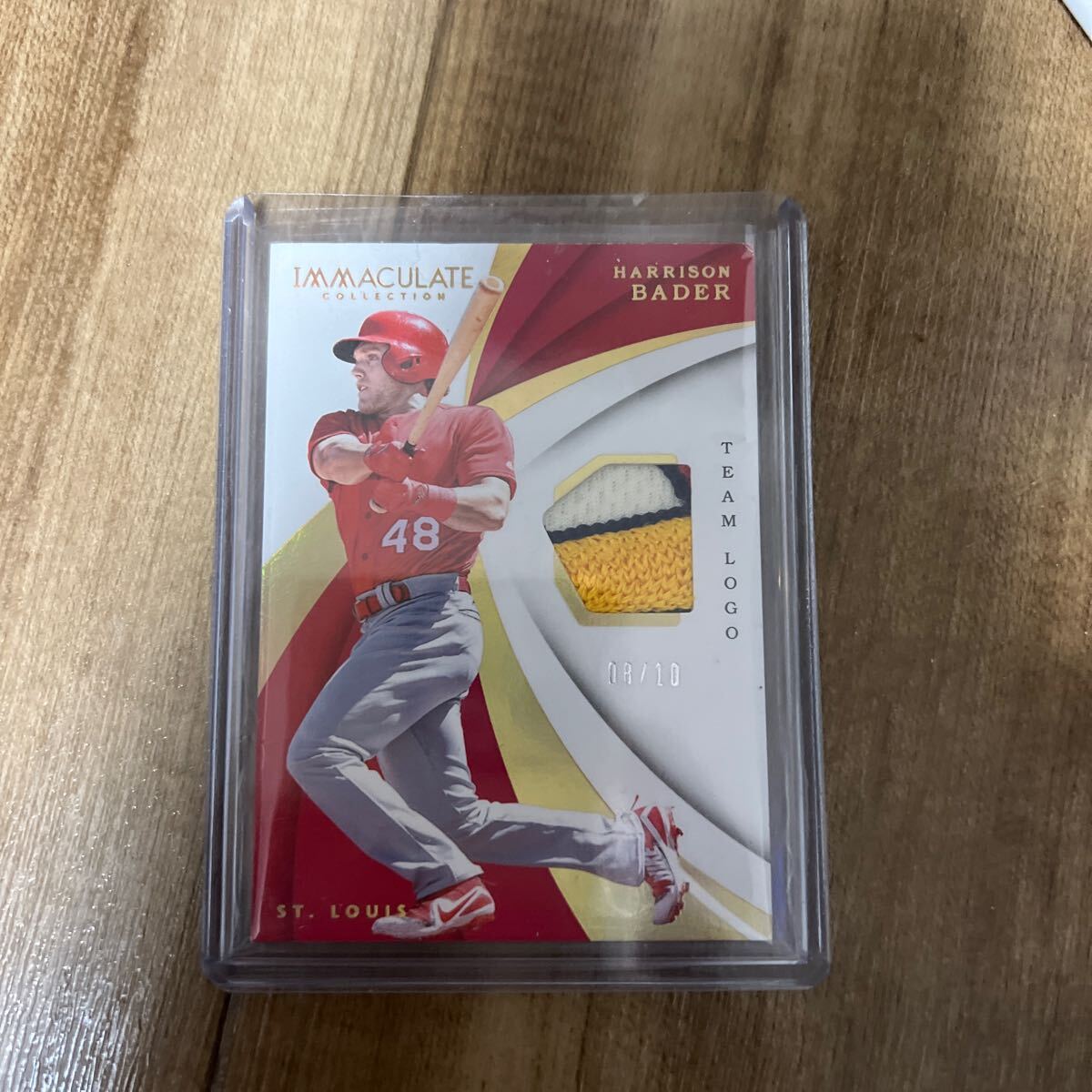 panini immaculate2018 harrison bader team logo/10_画像1