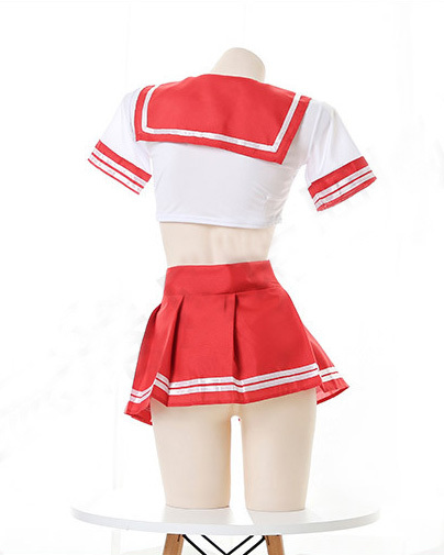 nH086 costume play clothes super sexy .. sailor suit [ tops * skirt * shorts 3 point set ] school uniform miniskirt Night wear 