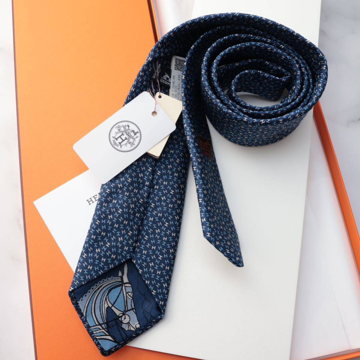 未使用 HERMES ネクタイ エルメス 未使用 HERMES ネクタイ エルメス