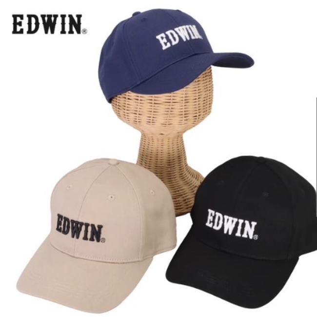 ネイビー エドウイン EDWIN ツイルキャップ オールシーズン EDC01 帽子_画像4