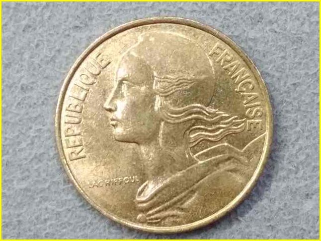 【フランス 10サンチーム 硬貨/1992年】 10 CENTIMES/旧硬貨/コイン/古銭_画像3