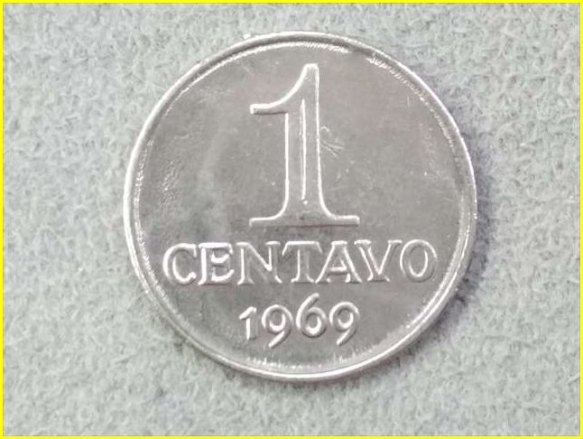 【ブラジル 1センタボ 硬貨/1969年】 1 CENTAVO/旧硬貨/古銭の画像1