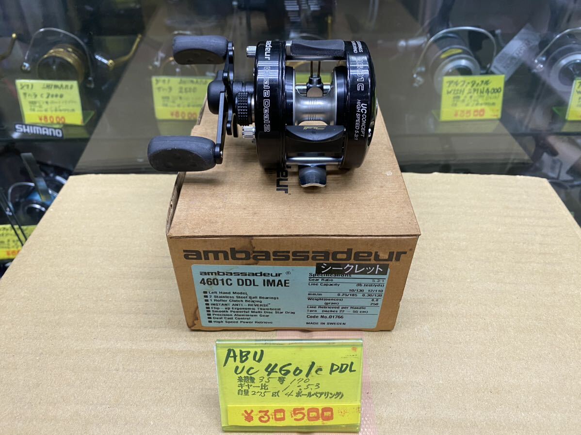 20【新品未使用品】AbuGarcia ambassadeur 4601C DDL IMAE/AbuGarcia/ambassadeur/左ハンドル/釣り/海釣り/リール/ベイトリール/新品/希少_画像1