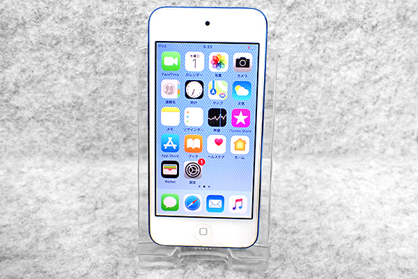 【中古】Apple iPod touch 第6世代 16GB ブルー 青 MKH22J/A A1574 オーディオプレイヤー(NKA214-2)_画像1
