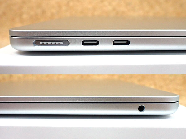【中古 美品】MacBook Air 13.6インチ Mid 2022 シルバー FLXY3J/A [M2チップ 8コア/8GB/SSD 256GB] 付属完品 整備済製品(PCA1130-1)の画像4