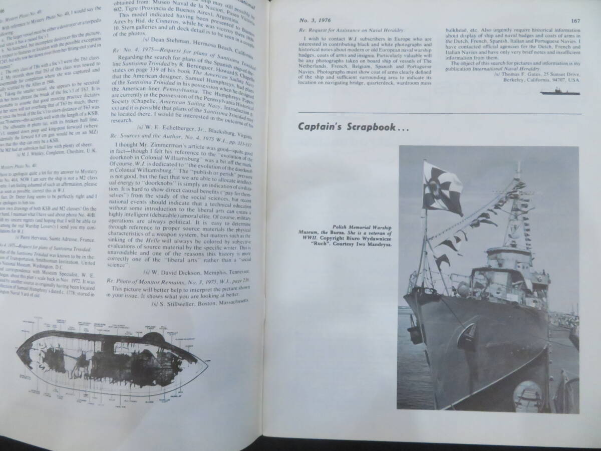 軍艦 洋雑誌(38【WARSHIP INTERNATIONAL◆No.3】1976年 世界の軍艦 外国 各国　　　　　　検)海軍戦艦空母駆逐艦潜水艦図面写真_画像3