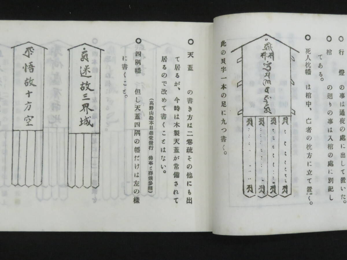 真言宗9【高野山葬儀手鏡 全】多田得円 仏教次第 作法書 真言密教　　　　検)天台宗護摩加持祈祷事相修法古写本口訣聖教曼荼羅唐本和本声明_画像6