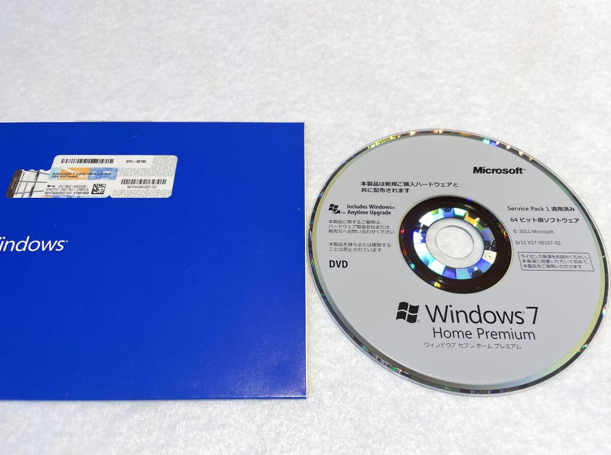 DSP версия Windows 7 Home Premium SP1 64bit(LCP) обычная версия 