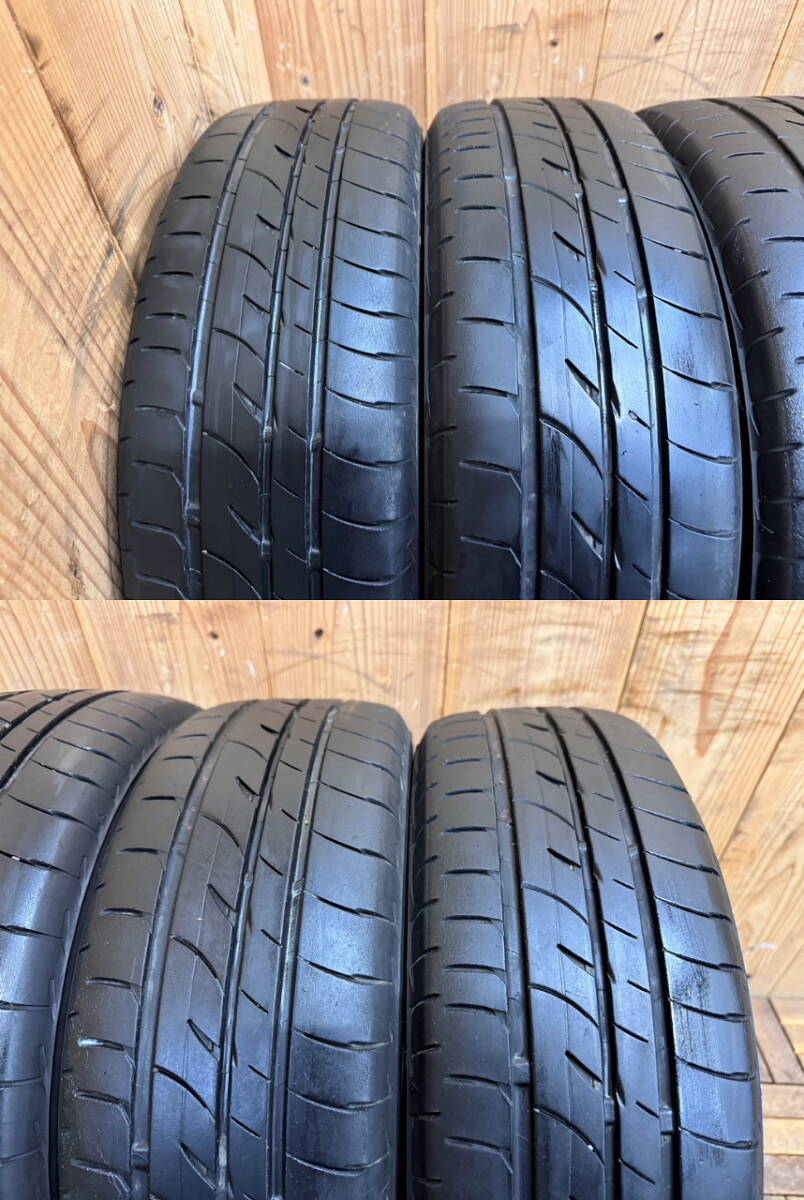 スズキスペーシアカスタムMK32S純正15インチ 4.5J +45 4穴 PCD100 165/55R15タイヤホイール４本ブリヂストン PLAYZ PX-C【2017年製】の画像3