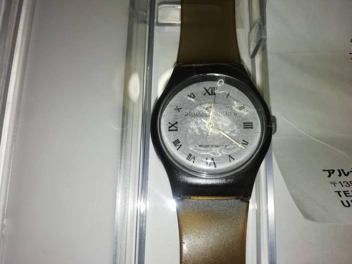 シャドウハーツ2 腕時計 当選品 非売品 新品未使用 SHADOW HEARTS2 ORIGINAL WRIST WATCH_画像2