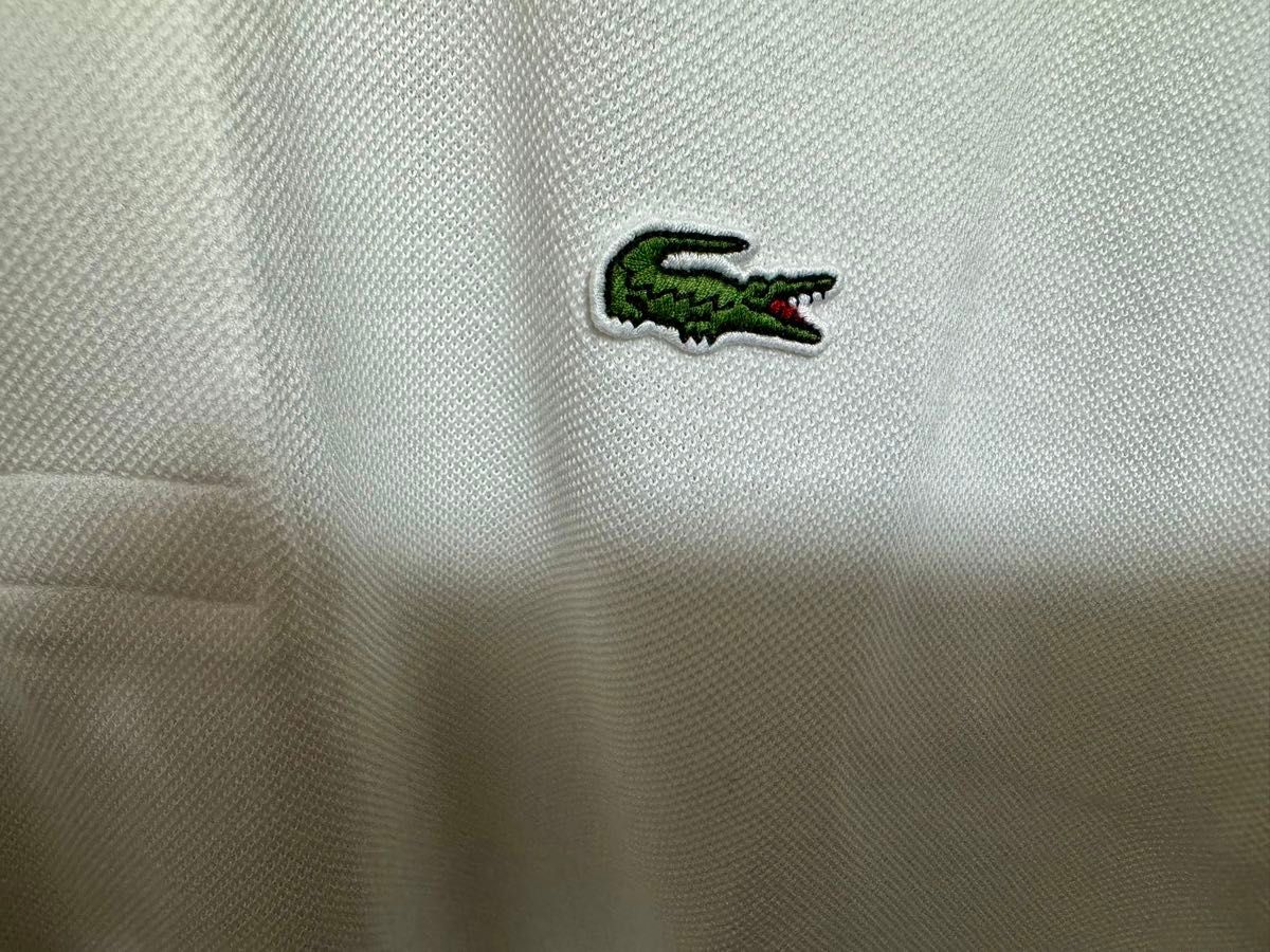 ラコステ LACOSTE L.12.12 ポロシャツ ホワイト サイズ3