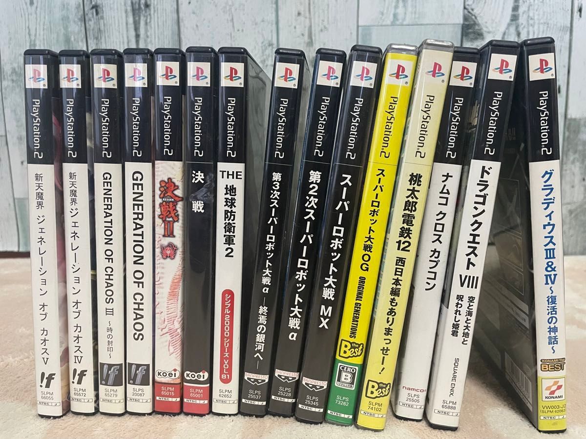 訳あり品　PS2 まとめ売りジャンク品 PlayStation2ソフト15本付き