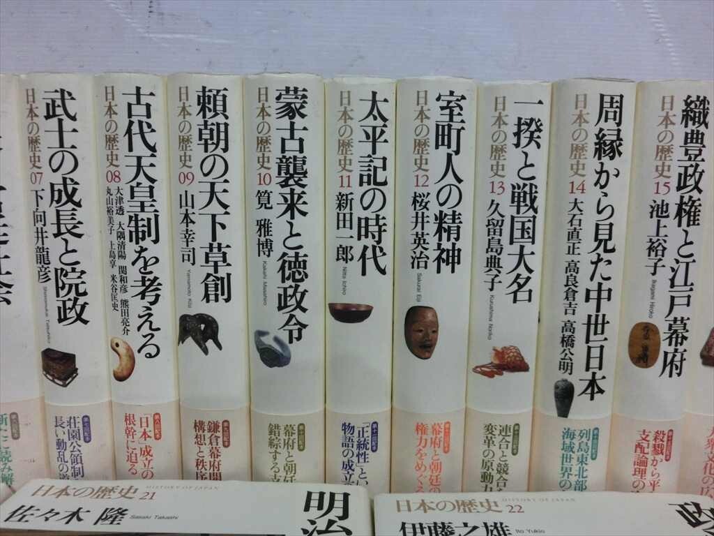 T【Q3-25】【140サイズ】日本の歴史シリーズ 講談社 全26冊/王権誕生 日本とは何か 他/※シミ 汚れあり_画像3