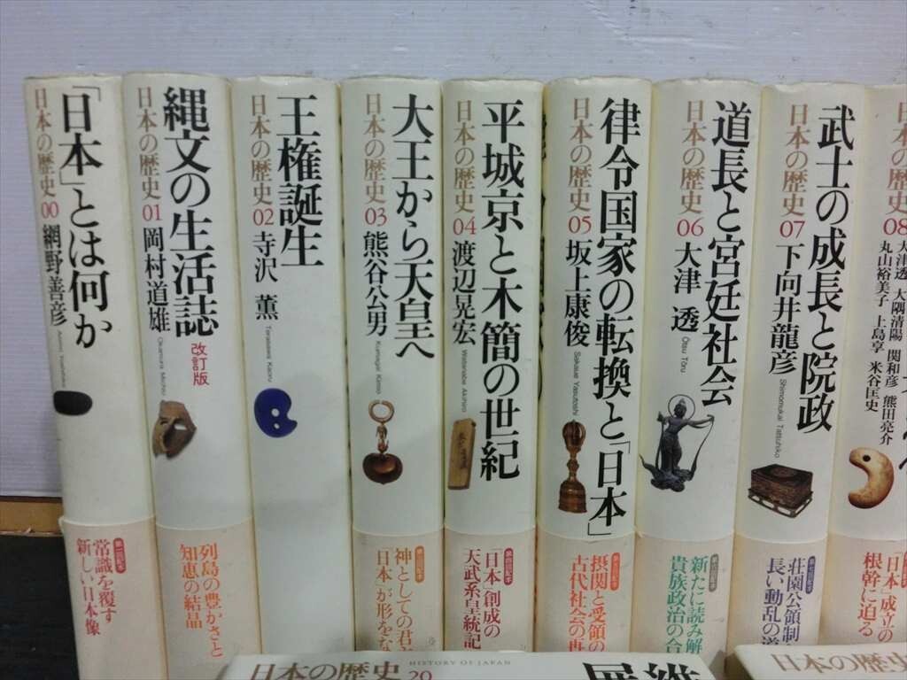 T【Q3-25】【140サイズ】日本の歴史シリーズ 講談社 全26冊/王権誕生 日本とは何か 他/※シミ 汚れあり_画像2