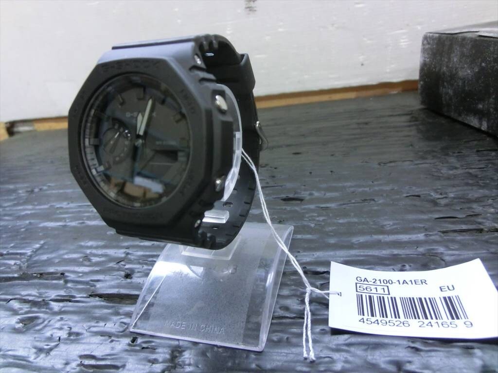 T【T3-80】【60サイズ】▲美品：タグ付き/CASIO カシオ/G-SHOCK 腕時計 5611 GA-2100-1A1ER/撮影時動作OK_画像3