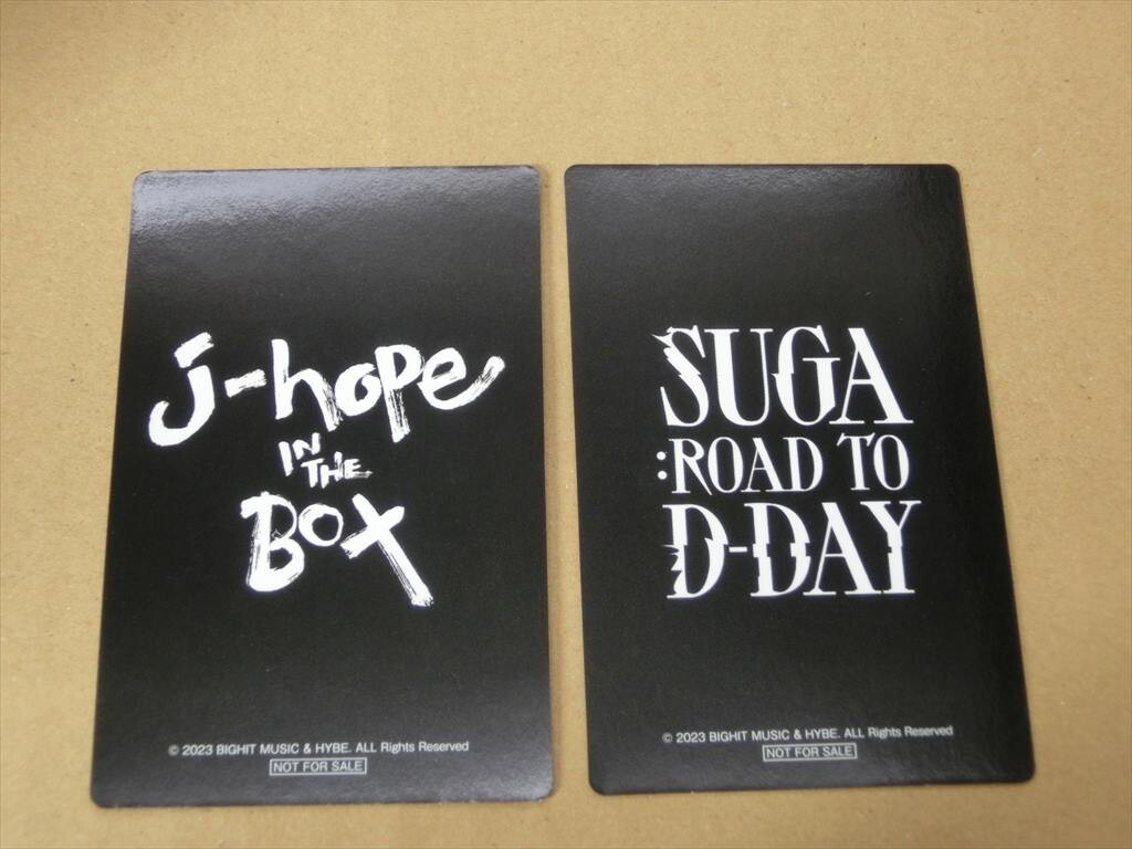 T【3へ-19】【送料無料】j-hope IN THE BOX/SUGA: Road to D-DAY/トレカ/BTS/映画特典/K-POPアイドルの画像2