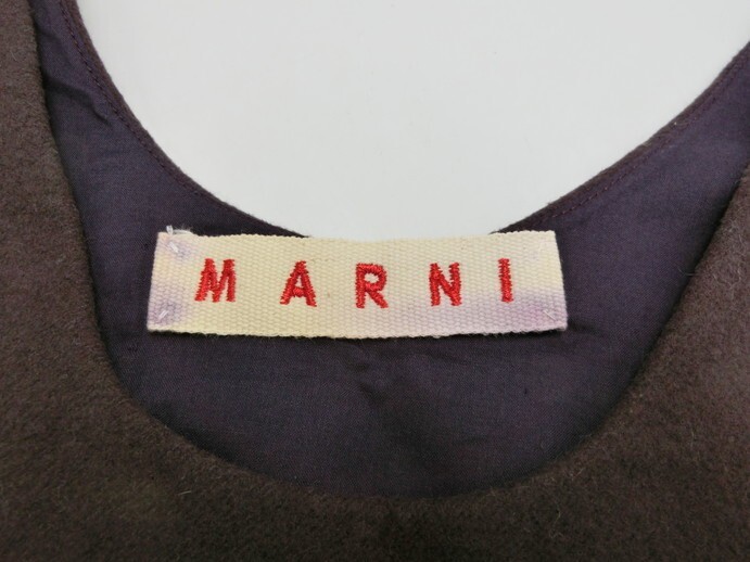 T【ホ4-04】【送料無料】MARNI マルニ/ノースリーブトップス/レディース/サイズ表記：40/※シミ・引っ掛け傷有り_画像3